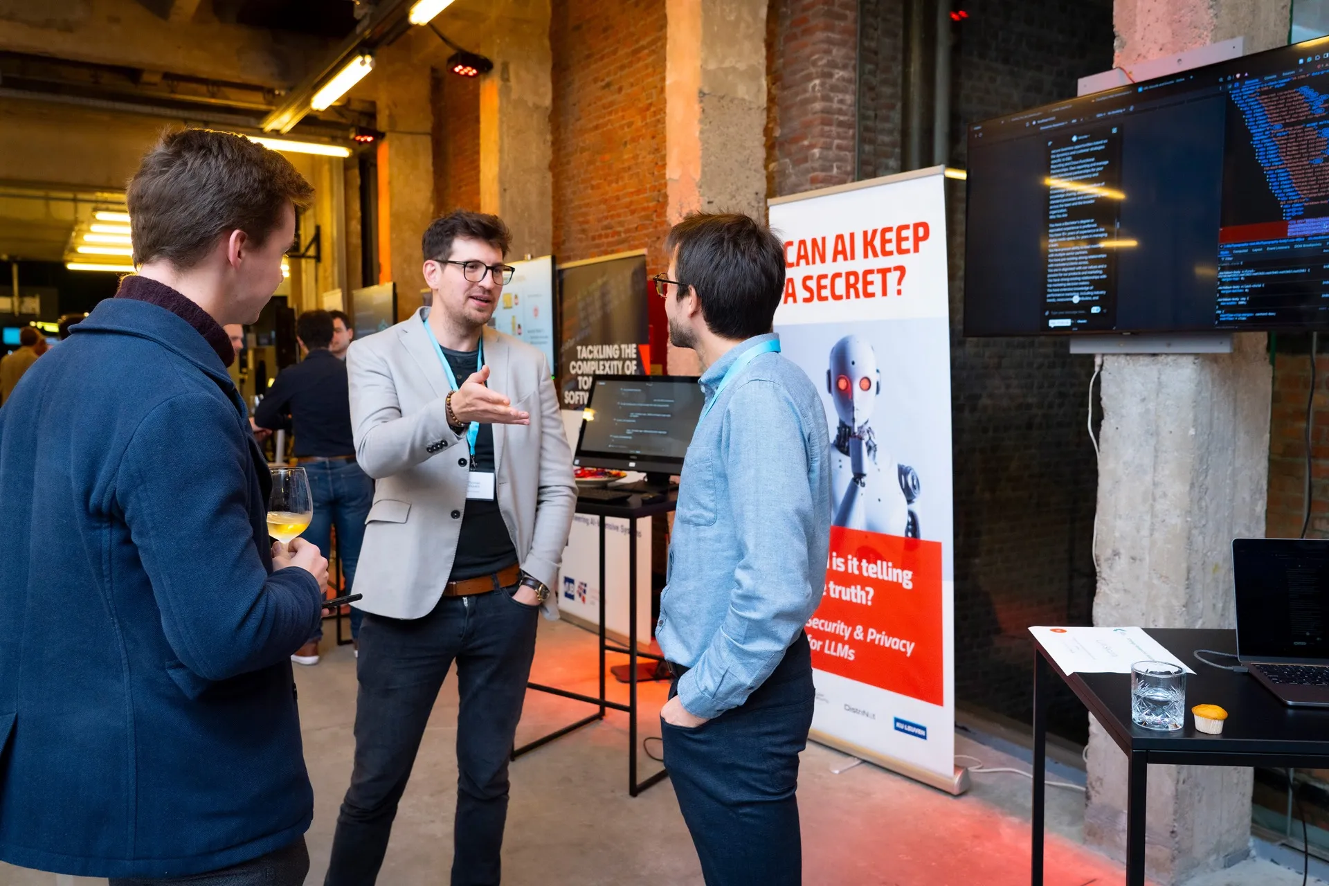 Demo booth Cybersecurity Industry Day